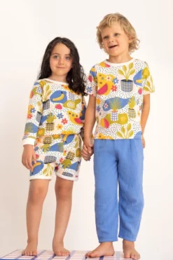 North Of West Kids' Double Cloth Breezy Pants - Adriatic Sale