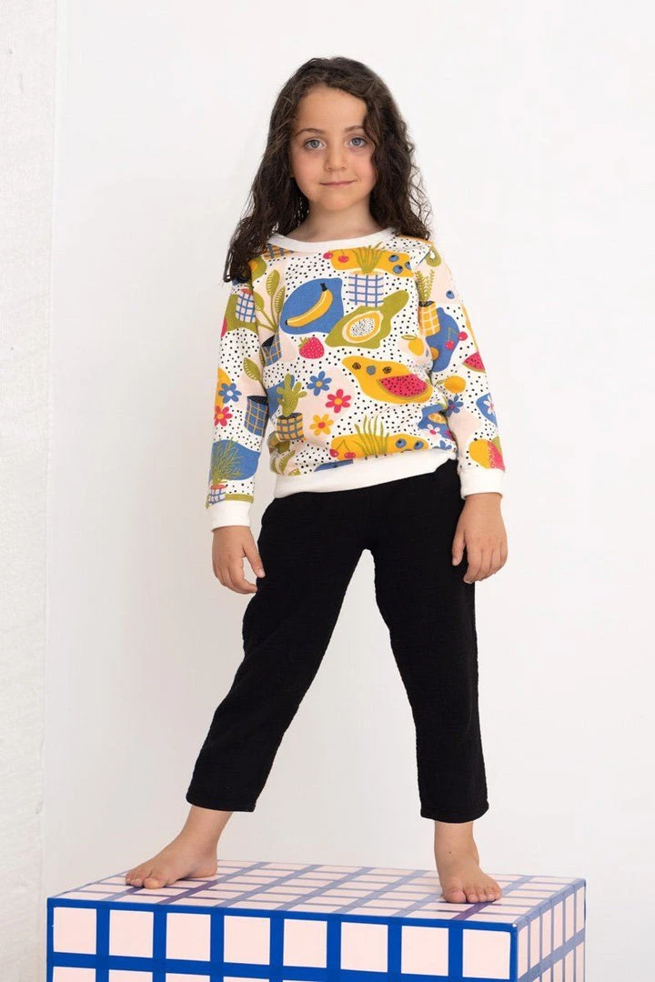 North Of West Kids' Double Cloth Breezy Pants - Black Sale 3 North Of West Kids' Double Cloth Breezy Pants - Black Sale