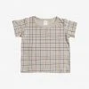 North Of West Sale Kids' Grid Tee - Fog