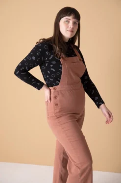 North Of West Sale Morgan Squiggles Mock Neck - Black