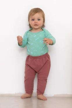 North Of West Sale Baby's Harem Pants - Mulberry