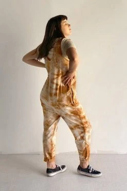 North Of West Parker Tie Dye Jumpsuit - Amber Sale 21 North Of West Parker Tie Dye Jumpsuit - Amber Sale