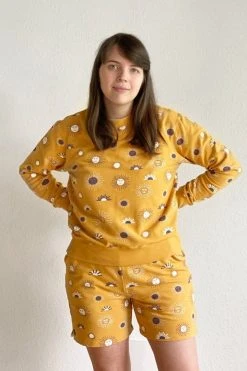 North Of West River Sweat Short - Golden Suns