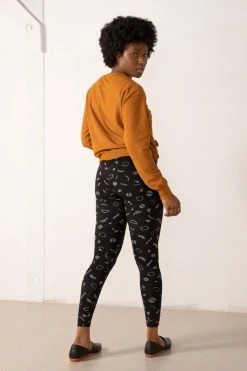 North Of West Best Sellers Sammy Legging - Black Squiggles