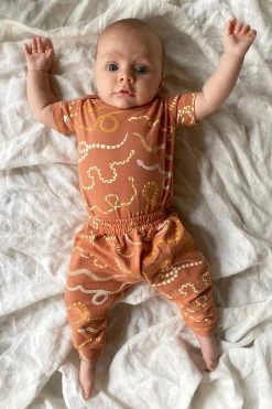 North Of West Kids' Snake Rainbow Harem Pants - Sunset Sale