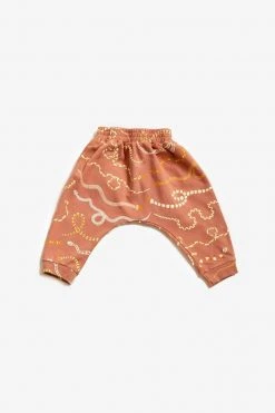 North Of West Kids' Snake Rainbow Harem Pants - Sunset Sale