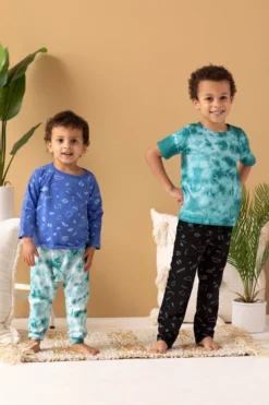 North Of West Kids' Squiggles Traveler Sweatpants - Black