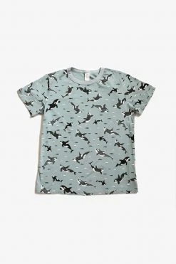 North Of West Taylor Orcas Tee - Sea Mist Sale