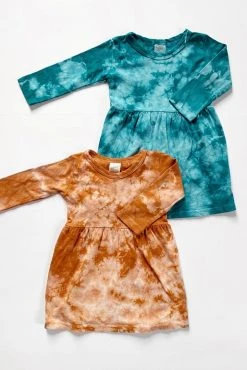 North Of West Kids' Tie Dye Long Sleeve Dress - Atlantic Sale