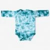 North Of West Baby's Tie Die Long Sleeve Onesie - Atlantic Sale