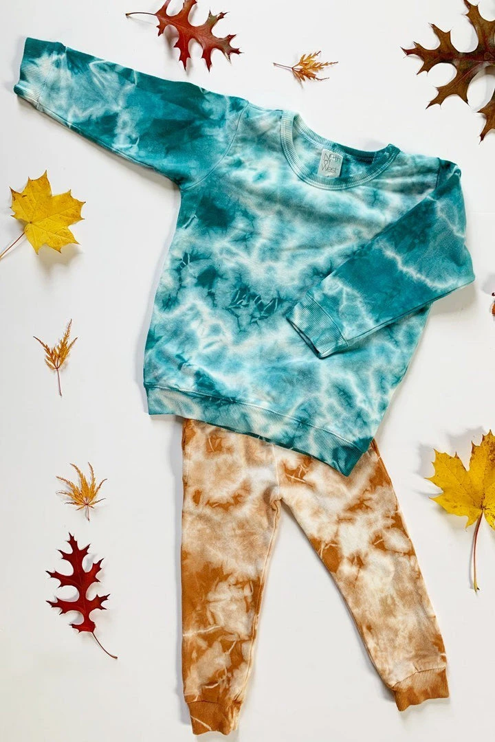 North Of West Kids' Tie Dye Sweatshirt - Amber Sale 8 North Of West Kids' Tie Dye Sweatshirt - Amber Sale