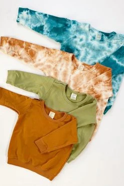 North Of West Best Sellers Kids' Tie Dye Sweatshirt - Atlantic 17 North Of West Best Sellers Kids' Tie Dye Sweatshirt - Atlantic
