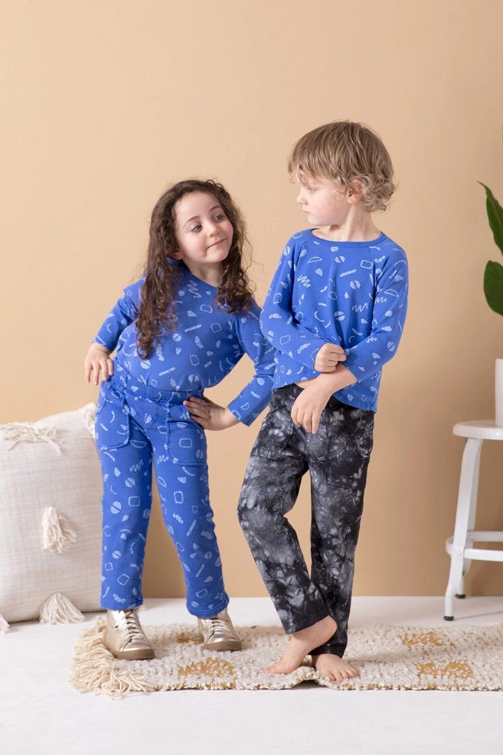 North Of West Sale Kids' Traveler Upcycled Tie Dye Jeans - Black 7 North Of West Sale Kids' Traveler Upcycled Tie Dye Jeans - Black