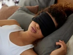 Coyuchi Olema Quilted Eye Mask