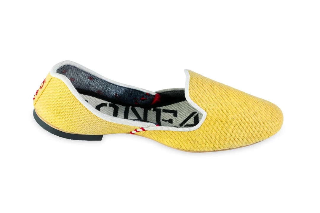 ONE432 Shoes Women's Recycled Jutti Loafer - Basant Yellow 3 ONE432 Shoes Women's Recycled Jutti Loafer - Basant Yellow