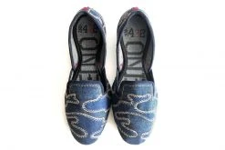 ONE432 Women's Camou Recycled Jutti Loafer - Denim