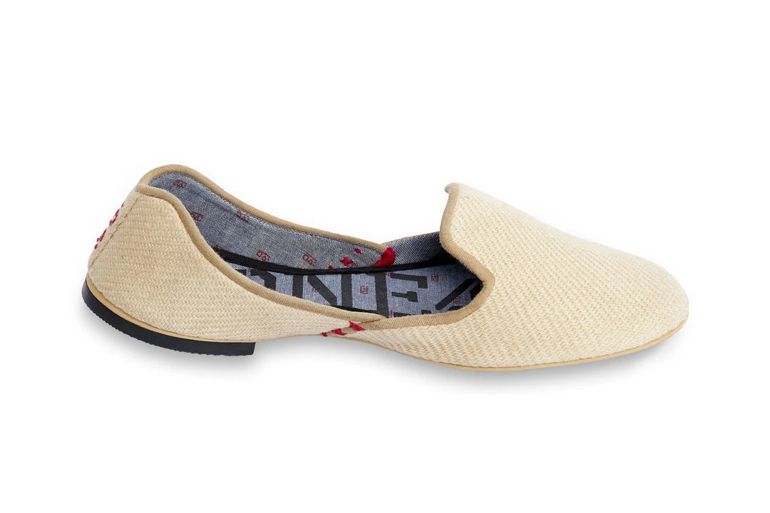 ONE432 Women's Recycled Jutti Loafer - Dayhati Sand Shoes 3 ONE432 Women's Recycled Jutti Loafer - Dayhati Sand Shoes