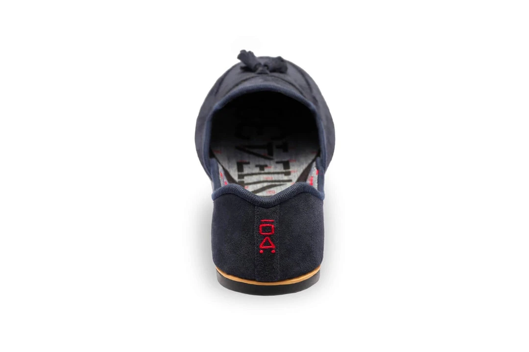 ONE432 Men's Chaudhry Jutti Loafer - Navy 6 ONE432 Men's Chaudhry Jutti Loafer - Navy