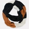Anchal Accessories Stripe Infinity Scarf - Camel 2 Anchal Accessories Stripe Infinity Scarf - Camel