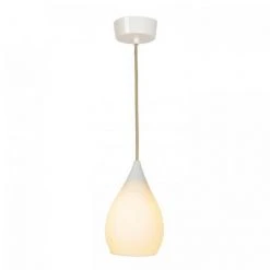 Ameico Drop One Small Pendant - White Matte Lighting
