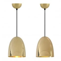 Ameico Stanley Medium Pendant Light - Brass Lighting