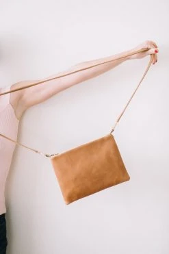 Purse & Clutch Ethiopian Leather Crossbody - Caramel Accessories
