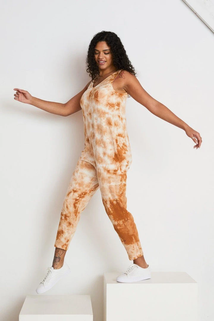 North Of West Parker Tie Dye Jumpsuit - Amber Sale 7 North Of West Parker Tie Dye Jumpsuit - Amber Sale