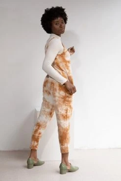North Of West Parker Tie Dye Jumpsuit - Amber Sale 14 North Of West Parker Tie Dye Jumpsuit - Amber Sale