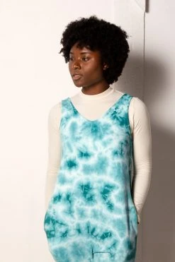 North Of West Parker Tie Dye Jumpsuit - Atlantic 17 North Of West Parker Tie Dye Jumpsuit - Atlantic