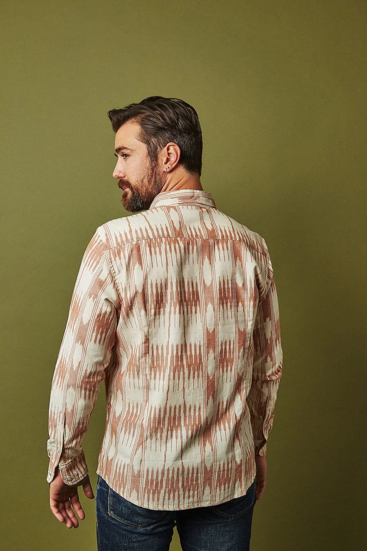 Passion Lilie Men's Banded Stripes Button Down Shirt 4 Passion Lilie Men's Banded Stripes Button Down Shirt