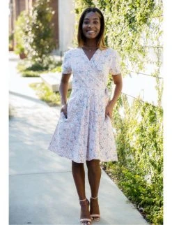 Passion Lilie Blushing Wrap Dress Best Sellers