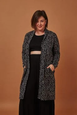 Passion Lilie Brooklyn Long Fleece Cardigan Clothing