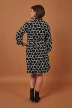 Passion Lilie Geometric Button-Up Dress Fair Trade 7 Passion Lilie Geometric Button-Up Dress Fair Trade