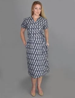 Passion Lilie Clothing Graycie Ikat Wrap Dress