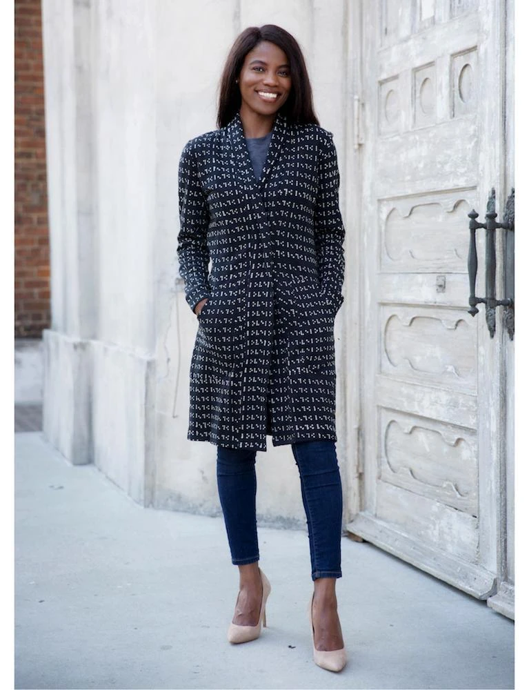 Passion Lilie Love Braille Fleece Coat 4 Passion Lilie Love Braille Fleece Coat