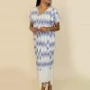 Passion Lilie Neoma Blue Kaftan