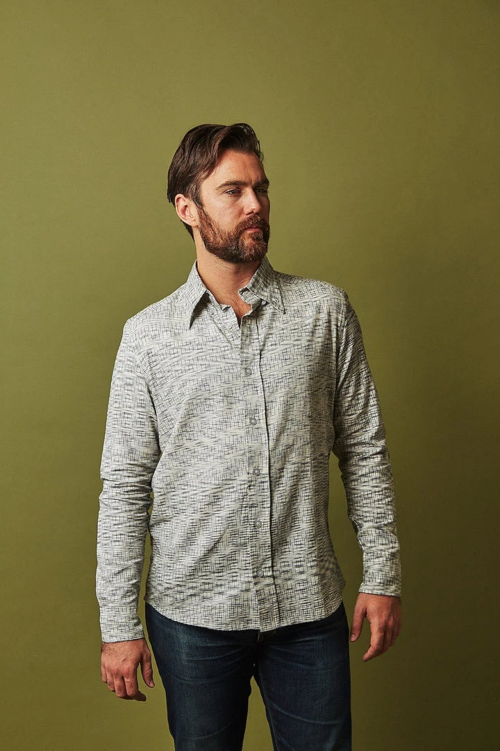 Passion Lilie Men's Timeless Button Down Shirt - Gray 8 Passion Lilie Men's Timeless Button Down Shirt - Gray