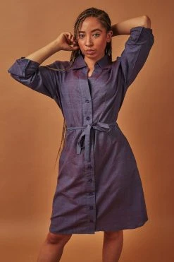 Passion Lilie Viola Button Dress