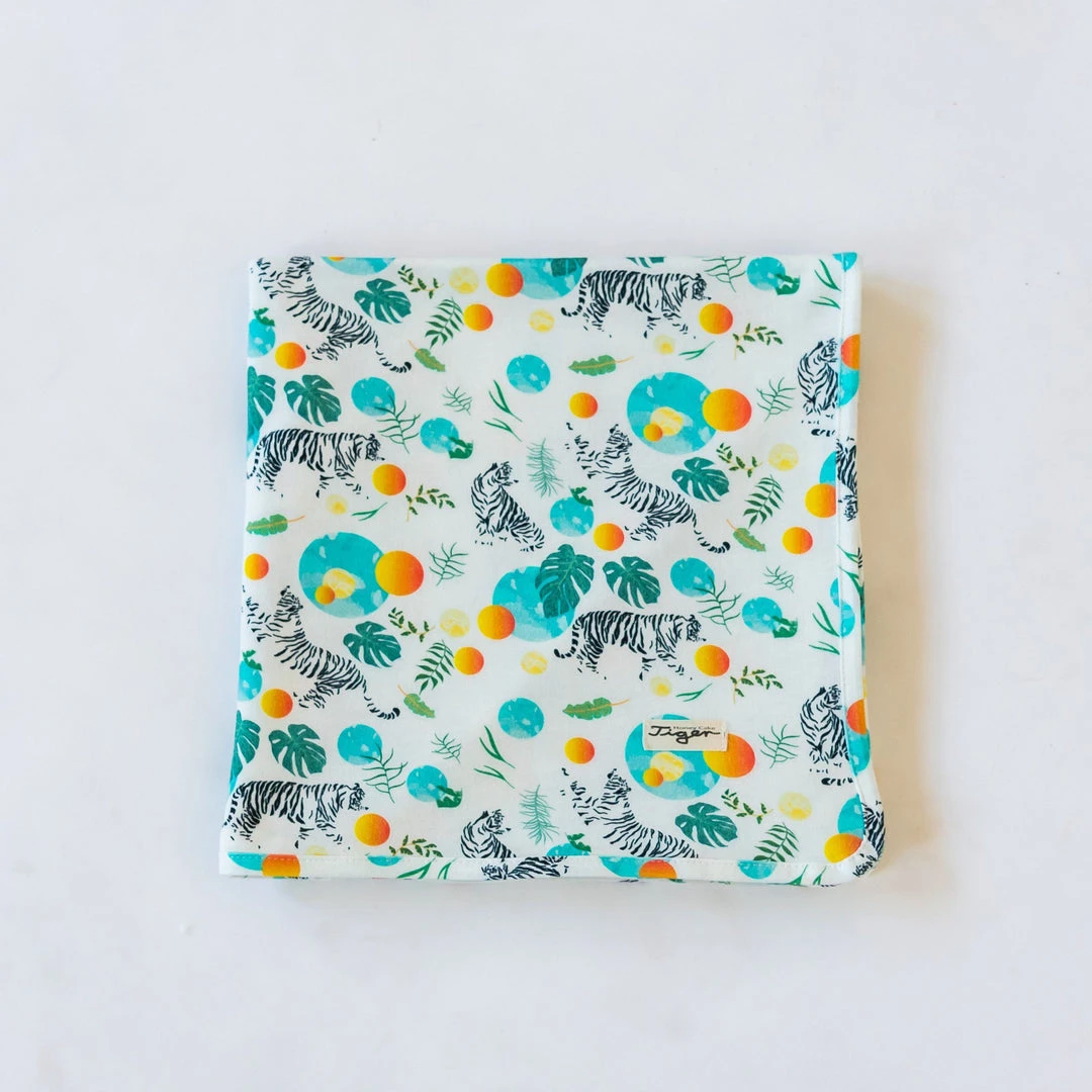 Honey Cake Tiger Patterned Baby Blanket 3 Honey Cake Tiger Patterned Baby Blanket