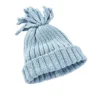 Pebble Fair Trade Ribbed Baby Hat - Duck Egg Blue 1 Pebble Fair Trade Ribbed Baby Hat - Duck Egg Blue