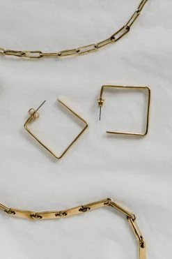 Abby Alley Perfect Square Earrings Jewelry