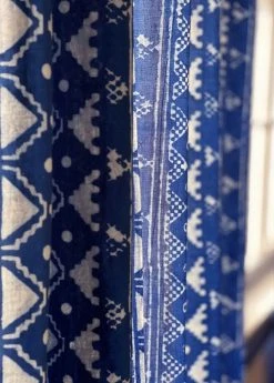 Ichcha Phulkari Indigo Curtain Panel