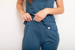 Leena & Lu Pima Short Sleeve Jogger Set 18 Leena & Lu Pima Short Sleeve Jogger Set