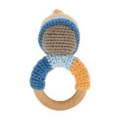 Pebble Pixie Rattle Teething Ring Fair Trade 8 Pebble Pixie Rattle Teething Ring Fair Trade