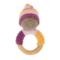 Pebble Pixie Rattle Teething Ring Fair Trade 9 Pebble Pixie Rattle Teething Ring Fair Trade