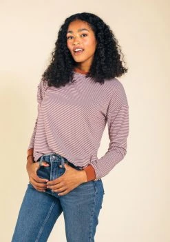 Poplinen Billie Bamboo Stripe Tee