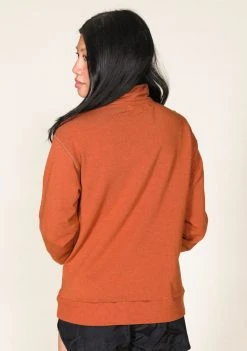 Poplinen Frances Tencel Zip Collar Sweatshirt Clothing