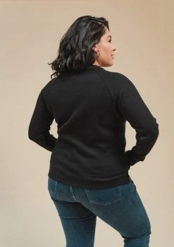 Poplinen Gloria Waffle Thermal Top - Black Clothing