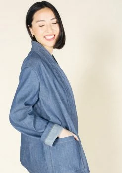 Poplinen Clothing Ren Upcycled Open Smock Jacket