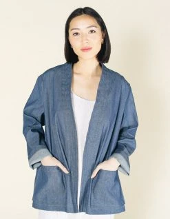 Poplinen Clothing Ren Upcycled Open Smock Jacket